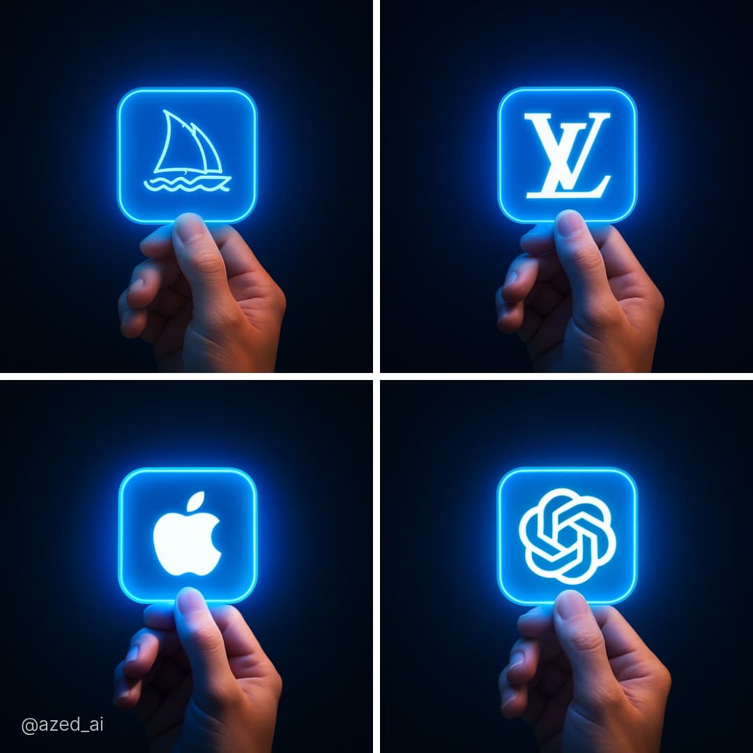 Glowing icon