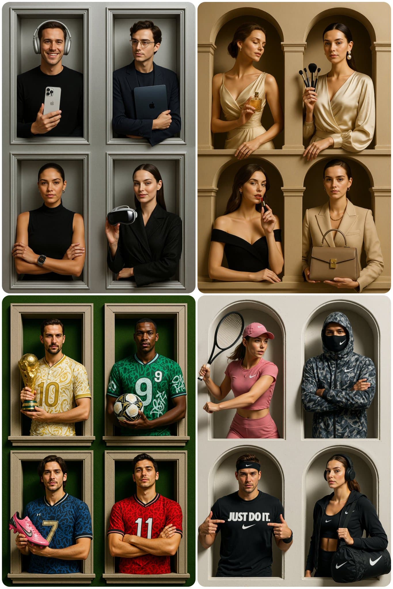 명품 브랜드 광고