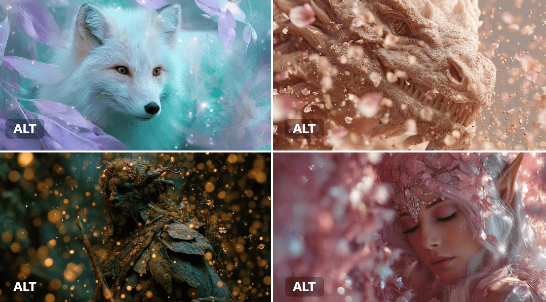 Enchanted Particle Bloom