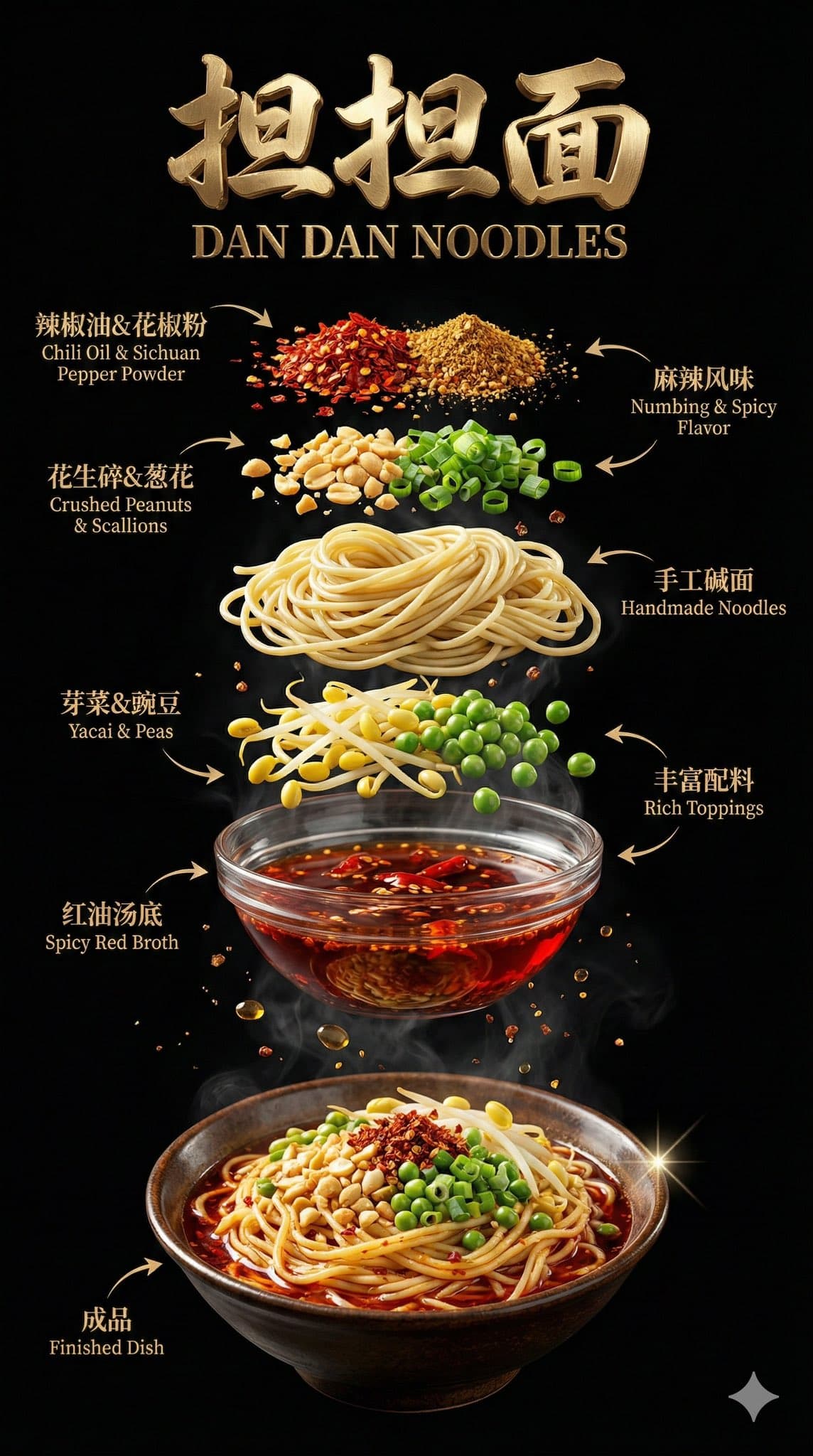 Pôster Premium de Dan Dan Noodles