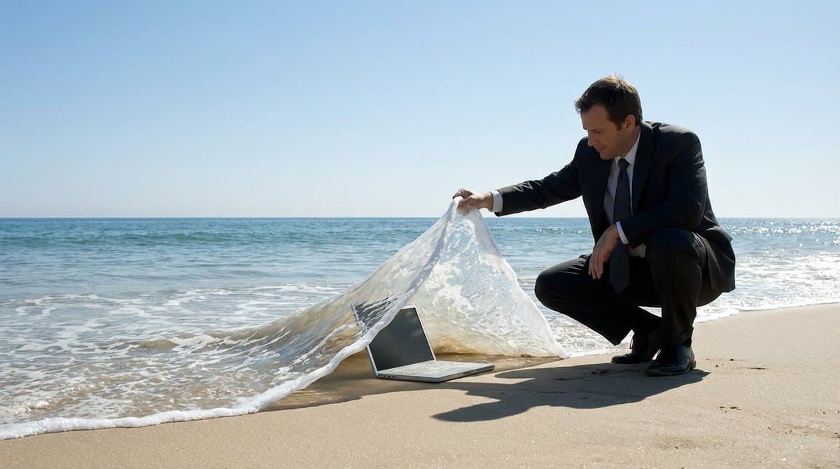 Lift a wave like you're rolling up a rug