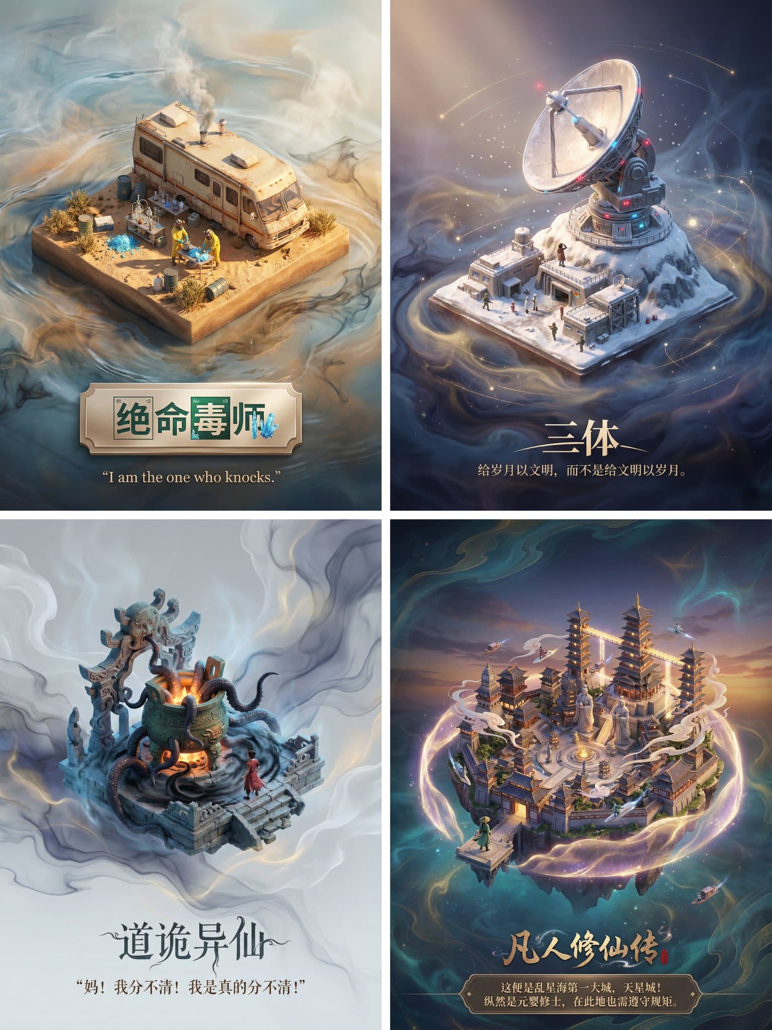 Generate scene posters for any TV series, movie, or novel. Generate scene posters for any TV series, movie, or novel.